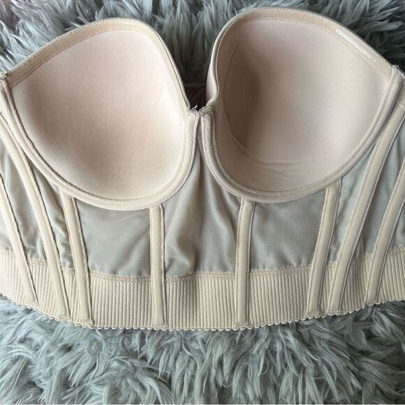 Wacoal Red Carpet Long Line bustier bra top women’s size 34DDD - Picture 9 of 10